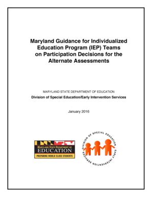 msde iep|Maryland Online Individualized Education Program.